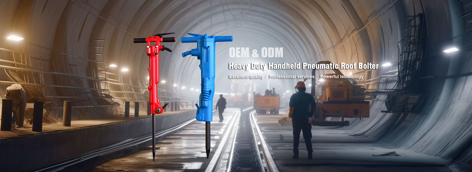 China Heavy Duty Handheld Pneumatic Roof Bolter